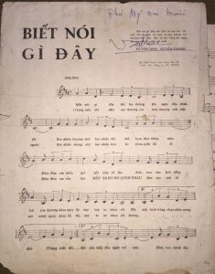 Sheet nhạc bài hát biết nói gì đây 1